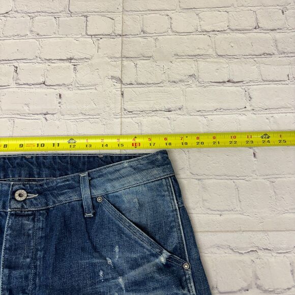 G-Star Raw Men 5620 3D Low Tapered Jeans Size 36x34 Blue Denim Italy D051 -20 - Picture 4 of 16